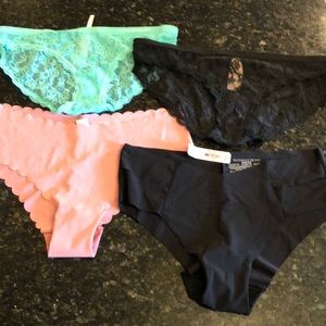 Four pairs of new underwear